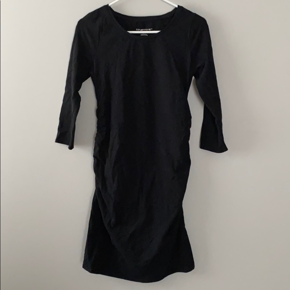 Black maternity dress